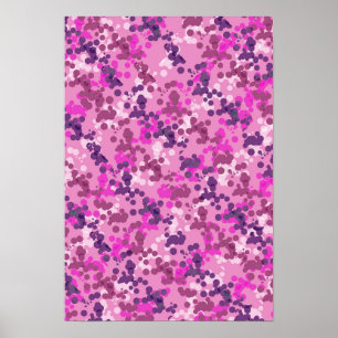 Punktierte Camouflage Poster