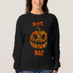 Punktierte Kürbis Herbst Thanksgiving Internationa Sweatshirt