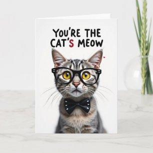 Punktkatze Feline Meow Karte
