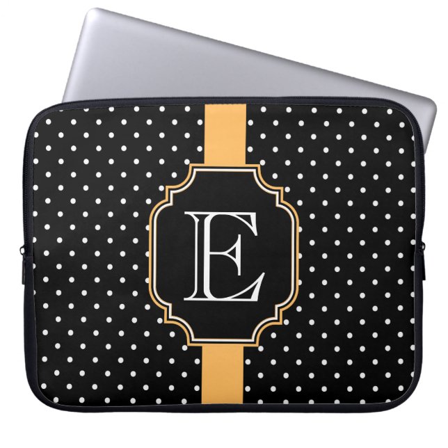 Punktmuster Laptopschutzhülle (Vorderseite)