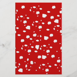 Punktmuster mit Rotkehlchen