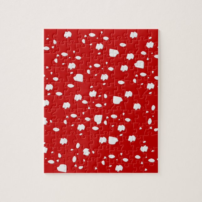 Punktmuster mit Rotkehlchen (Vertikal)