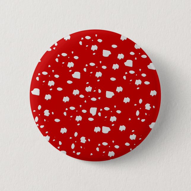 Punktmuster mit Rotkehlchen Button (Vorderseite)