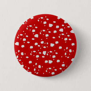 Punktmuster mit Rotkehlchen Button