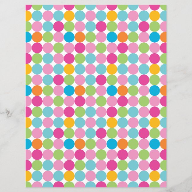 Punktmuster Papier für Fahrzeuge und Scrapbook (Vorderseite)