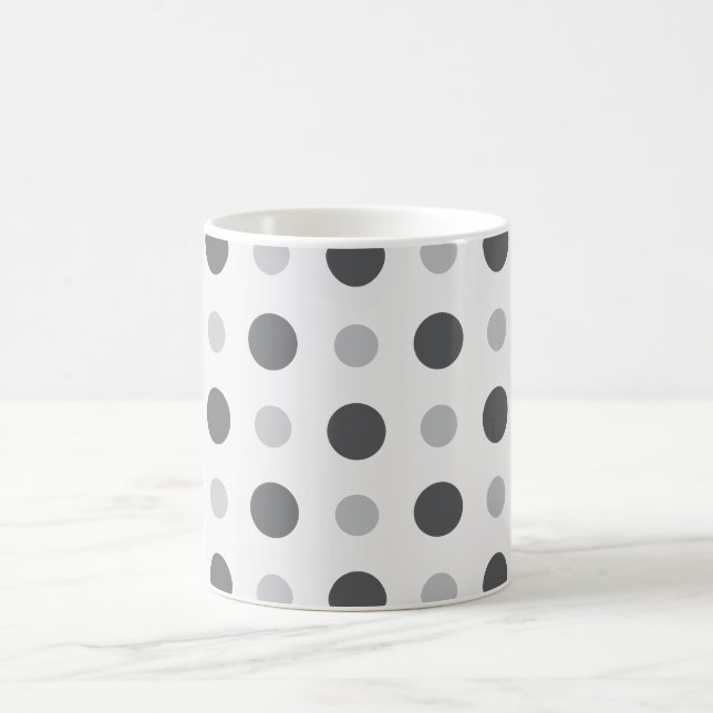 Punkts Gray Kaffeetasse (Mittel)