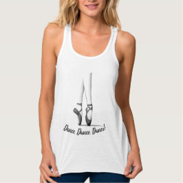 Punktschuhe in Gravur - anpassbarer Text Tank Top