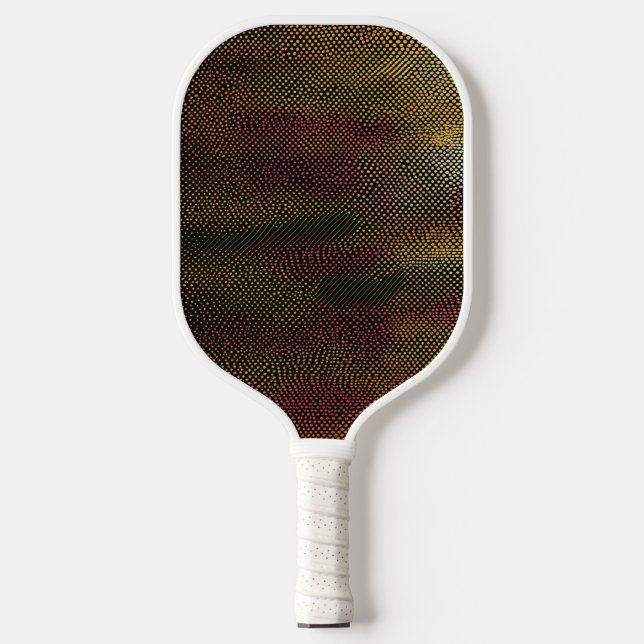 Punktwelleneffekte im Atome-Illustrator, Vektor Pickleball Schläger (Vorderseite)