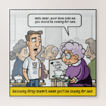 Punny 40. Geburtstag Jigsaw Puzzle