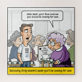 Punny 40. Geburtstag Jigsaw Puzzle