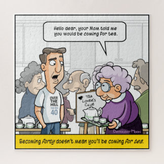 Punny 40. Geburtstag Jigsaw Puzzle