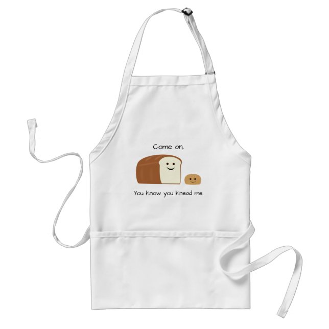 Punny Brot Design Schürze (Vorne)