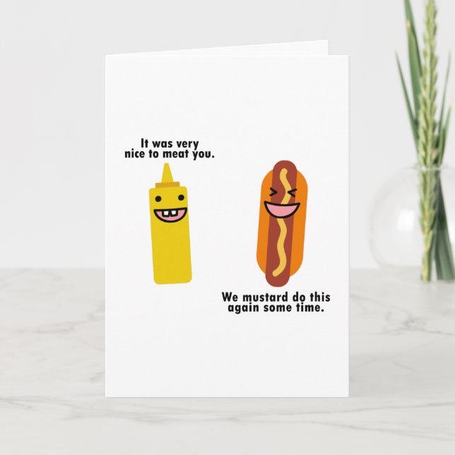Punny Food Karte (Vorderseite)