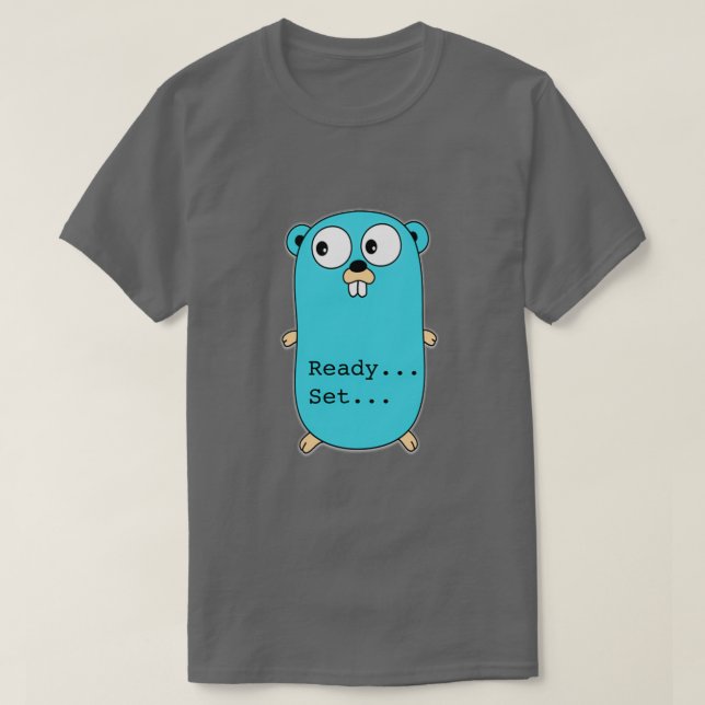 Punny Golang T-Shirt (Design vorne)
