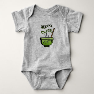 Punny Miso-niedlicher Baby-Einteiler Baby Strampler