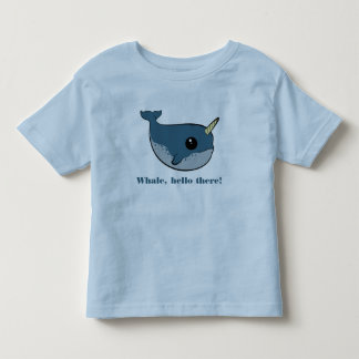 Punny Narwhal Kleinkind T-shirt