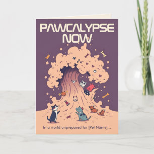 Punny Pet   Pawcalypse Now Neues Haustier Karte