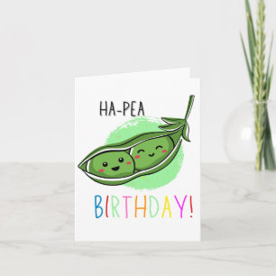 Puns Ha-Pea Carte Anniversaire