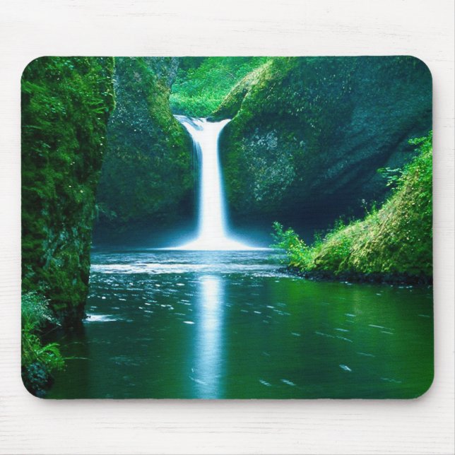 Punschschale-Fälle Mousepad (Vorne)