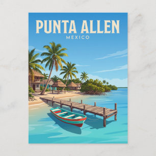 Punta Allen Mexiko Postkarte