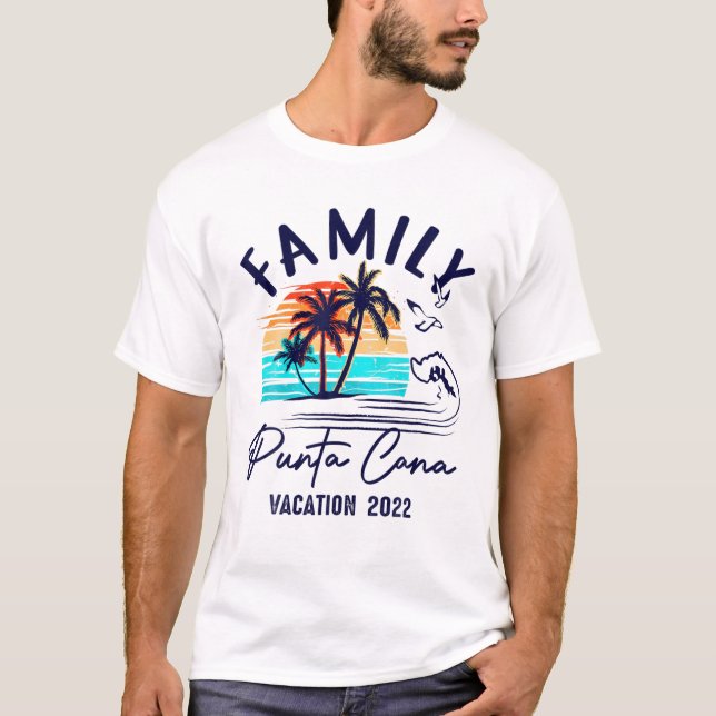 Punta Cana 2022 Matching Family T-Shirt (Vorderseite)