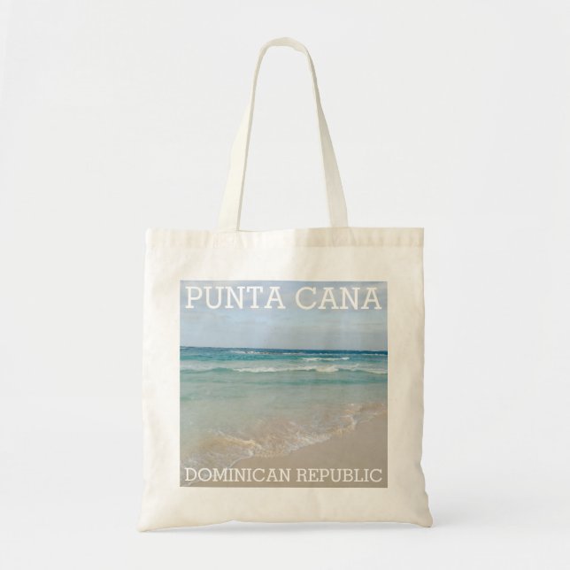 Punta Cana, Dominikanische Republik Calm Beach Tot Tragetasche (Vorne)