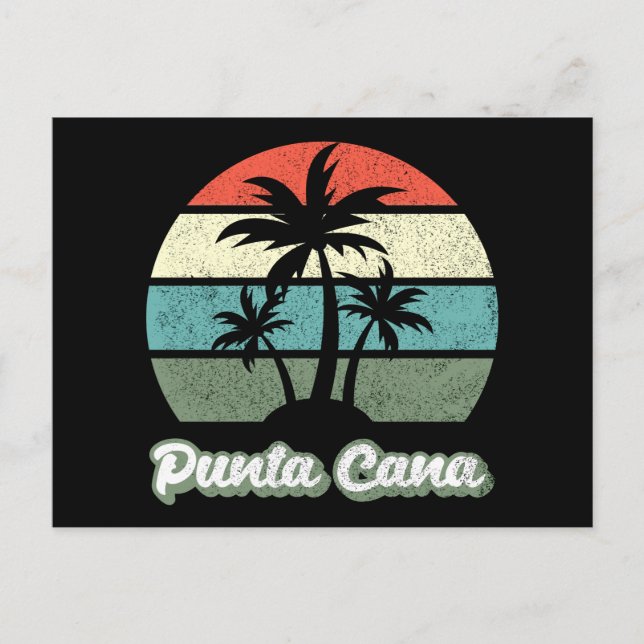 Punta Cana Dominikanische Republik Familienurlaub  Postkarte (Vorderseite)