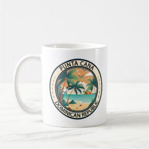 Punta Cana Dominikanische Republik Hut Abzeichen Kaffeetasse