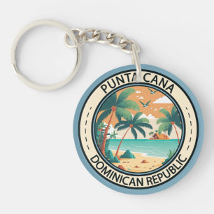 Punta Cana Dominikanische Republik Hut Abzeichen Schlüsselanhänger