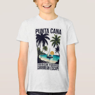Punta Cana Dominikanisches Paradies Tri-Blend Shirt