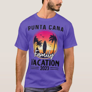 Punta Cana Family Vacation 2023 Matching Dominikan T-Shirt