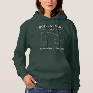 Punta Cana Karte Hoodie