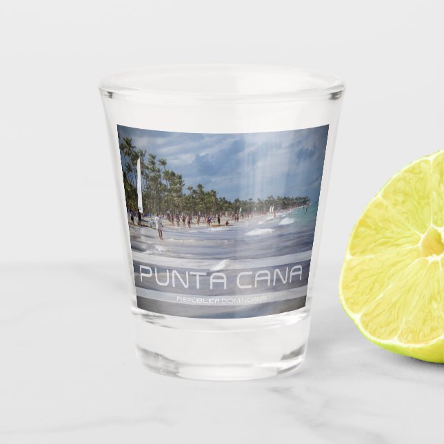 Punta Cana - República Dominicana Schnapsglas (Vorderseite)