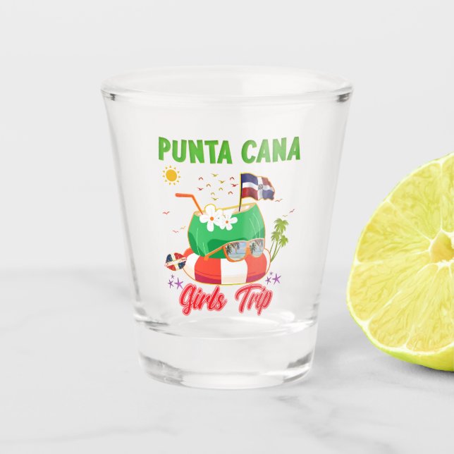 Punta Cana Schnapsglas (Vorderseite)