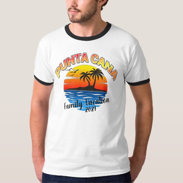 Punta Cana Sommer Matching Karibik Urlaub T-S T-Shirt (Vorderseite)