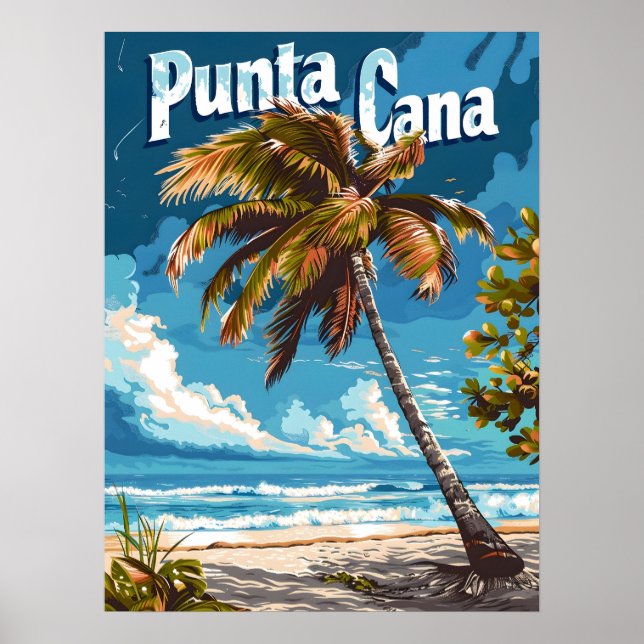 Punta Cana Vintag Poster (Vorne)