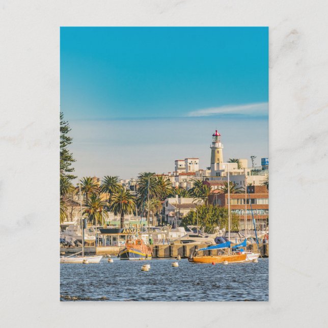 Punta del Este-Hafen, Uruguay Postkarte (Vorderseite)