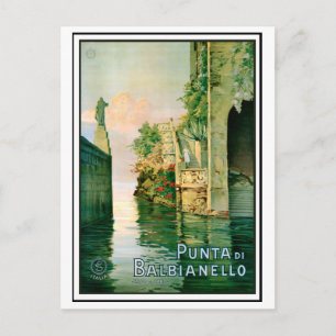 Punta Di Balbianello und Comer See Postkarte