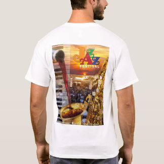 Punta Gorda 2018 Wein u. Jazz-Plakatentwurf T-Shirt