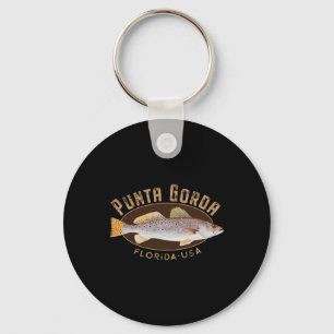 Punta Gorda Florida Angelnden Souvenir  Schlüsselanhänger