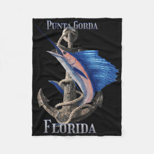 Punta Gorda Florida Schwertfisch Marlin Ozean Ange Fleecedecke