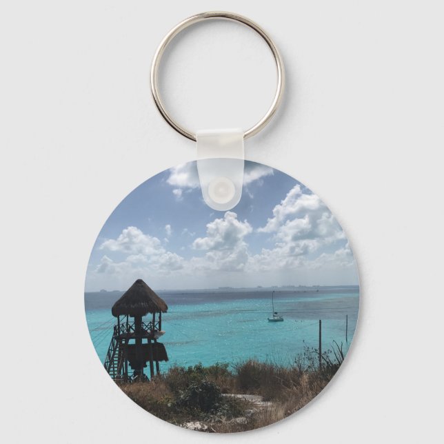 Punta Sur, Isla Mujeres, Mexiko-Schlüsselanhänger Schlüsselanhänger (Vorderseite)