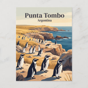 Punta Tombo Argentinien Postkarte