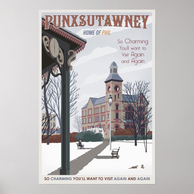 Punxsutawney, Pennsylvania Poster (Vorne)