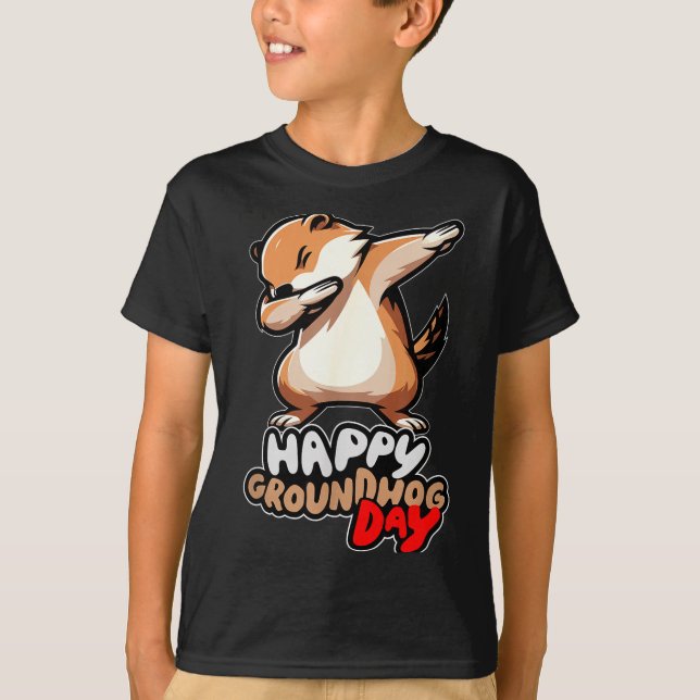 Punxsy Phils Cute Groundhog Day Feb 2nd Holiday Da T-Shirt (Vorderseite)