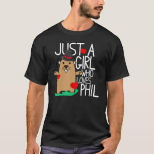 Punxsy Phil's Niedliches Grundhog Day Holiday Desi T-Shirt