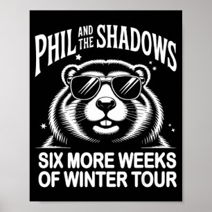 Punxy Phil und die Schatten Groundhog Day Februar  Poster