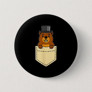 Punxy Phils Tag des Murmeltiers Taschendesign 2. F Button