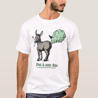 PUP EN SEINEM ESEL ! - Wortspiel mit starker Wirku T-Shirt