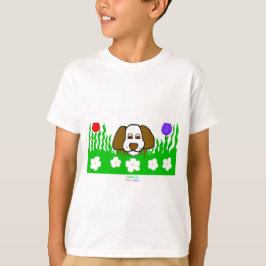 Pup N Play Boys White Basic T Shirt